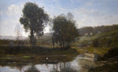 La curva del Sena en Port Marly de Jean Baptiste Camille Corot